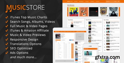 CodeCanyon - MusicStore v1.4 - Music Affiliate Script - 16974469