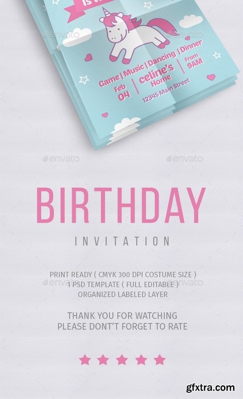 GraphicRiver - Birthday party Flyer vol 621207703