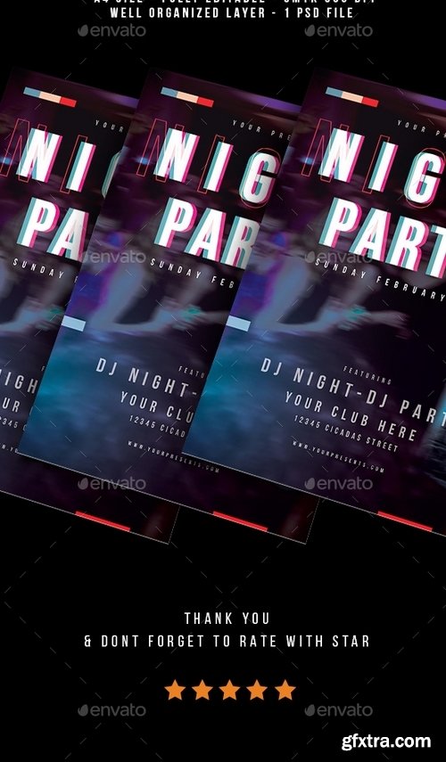 GraphicRiver - Night Party Flyer 21250510