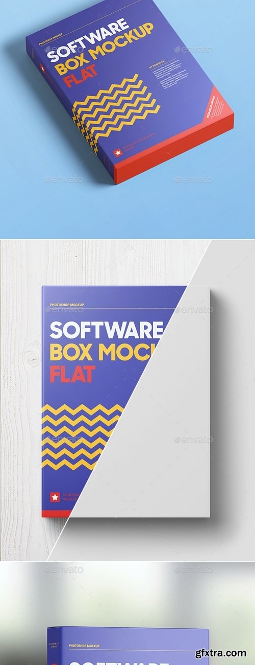 GraphicRiver - Software Box Mock-up - Flat 21262209