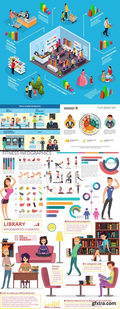 Vectors - Infographics with People 69