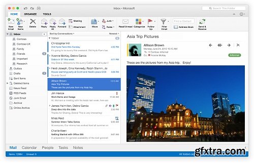Microsoft Outlook 2016 VL v16.9.0 Multilingual (macOS)