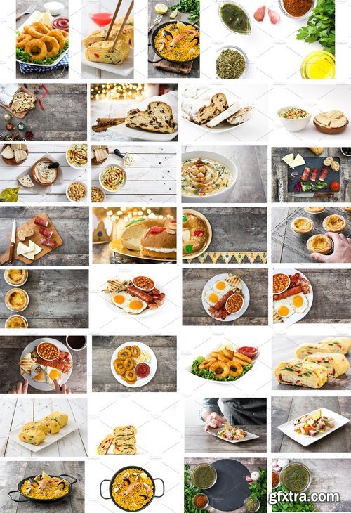 CM - 100 world food photos bundle 1486870