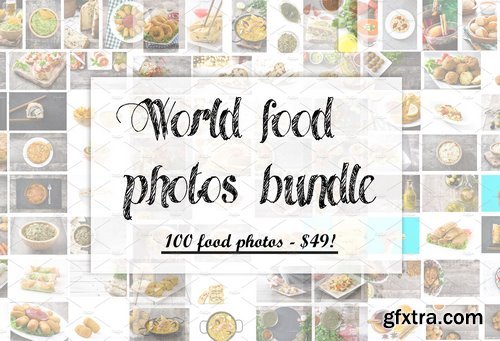 CM - 100 world food photos bundle 1486870