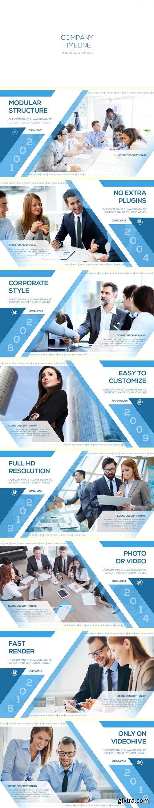 MotionArray -  Company Timeline After Effects Templates 58541