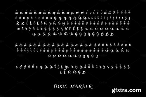 CM - Toxic Marker Font 1927895