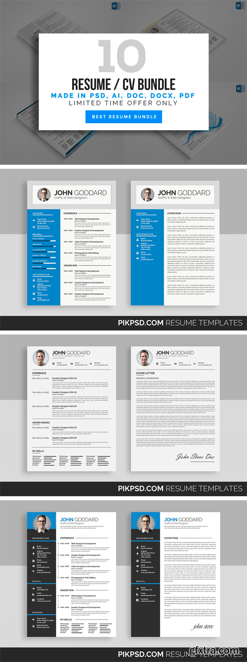 CM - 10 Resume CV Bundle 2173671