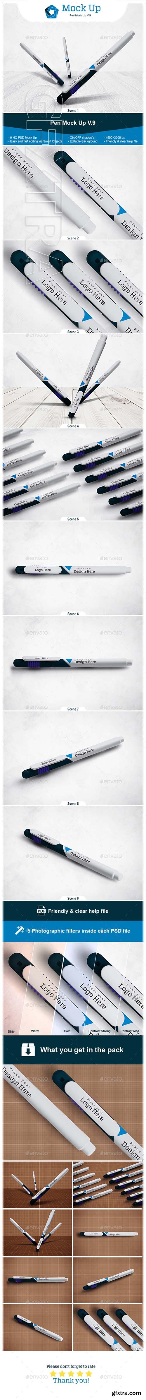 GraphicRiver - Pen Mock Up V.9 21270031