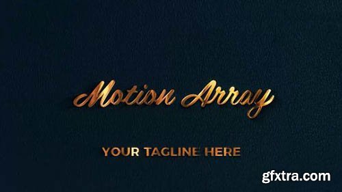 Gold And Leather Luxury Logo - After Effects 59032