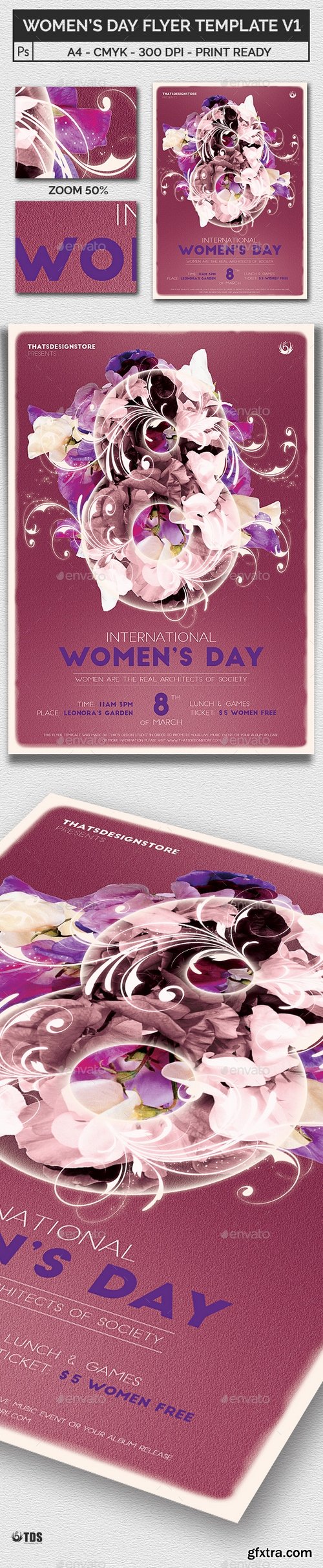 Graphicriver - Womens Day Flyer Template V1 14724139