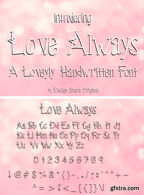 CM - Love Always Handwritten Font 2182093