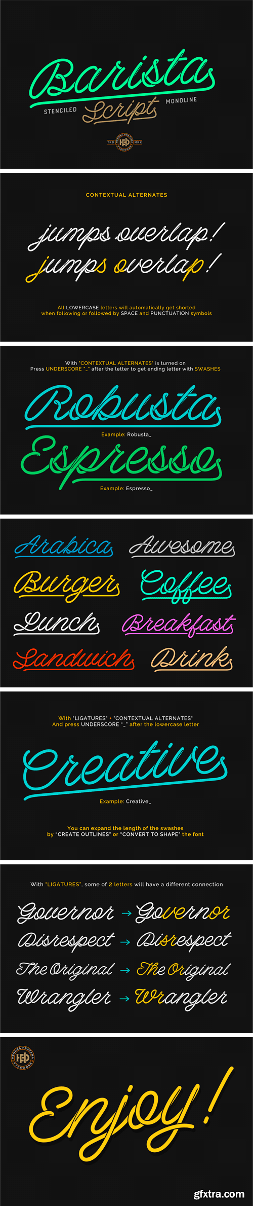 Barista Script Font