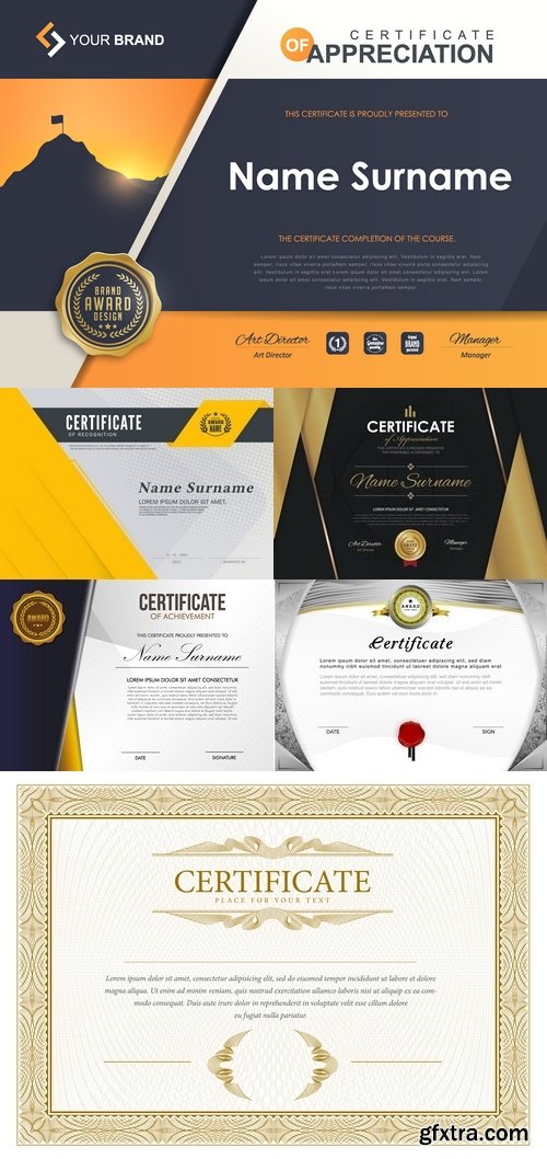 Vectors - Certificate Templates 59