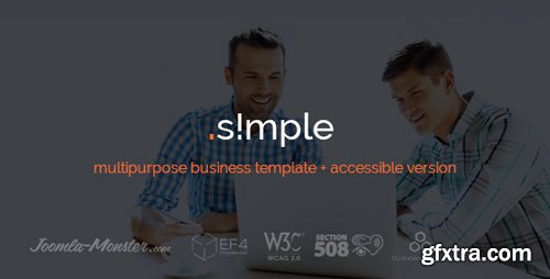 ThemeForest - JM Simple v1.05 - multipurpose business Joomla template - 15205484