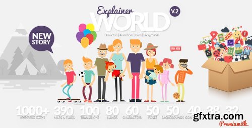 Videohive Explainer World Video Toolkit Library 21021730