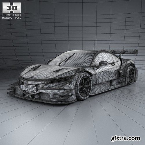 Honda NSX GT 2013 3D Model