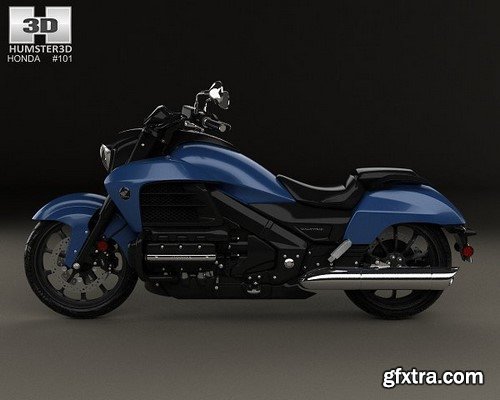 Honda Valkyrie GL1800C 2015 3D Model