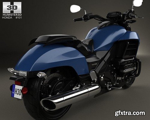 Honda Valkyrie GL1800C 2015 3D Model