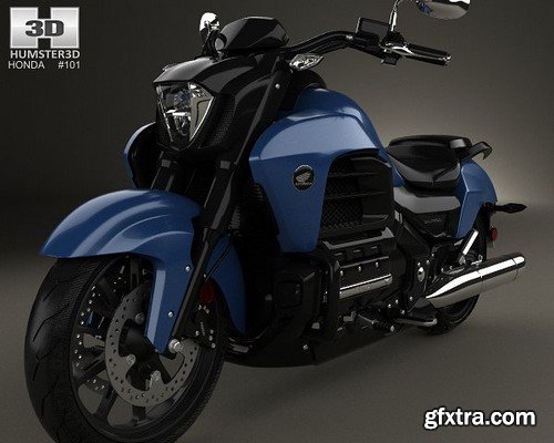 Honda Valkyrie GL1800C 2015 3D Model