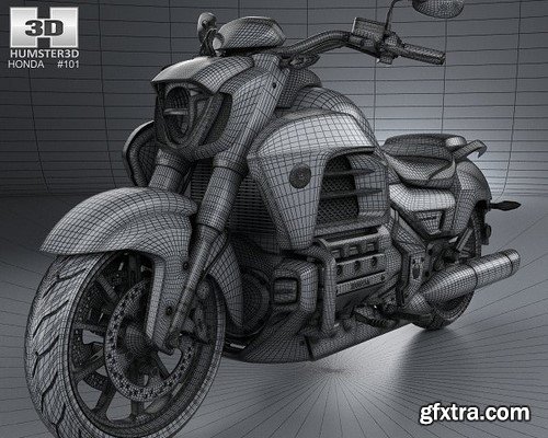 Honda Valkyrie GL1800C 2015 3D Model