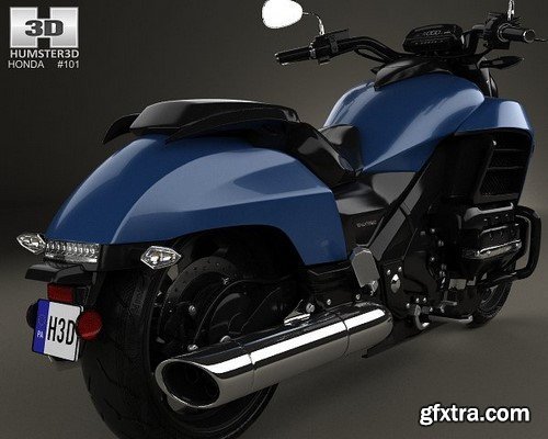 Honda Valkyrie GL1800C 2015 3D Model