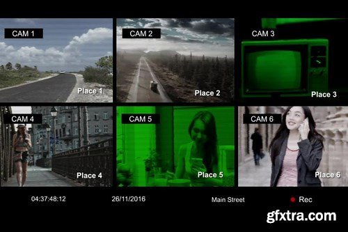 CCTV Effect Creator After Effects Templates 20926