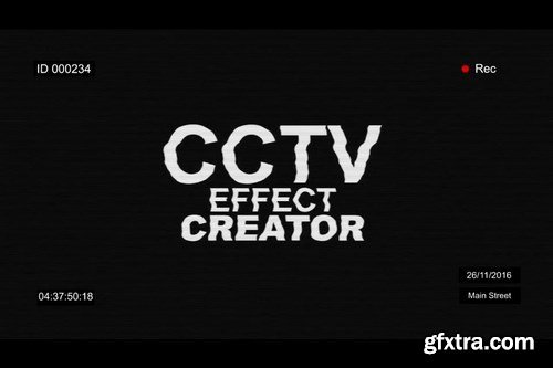 CCTV Effect Creator After Effects Templates 20926