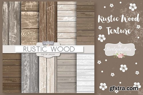 Wood rustic digital paper