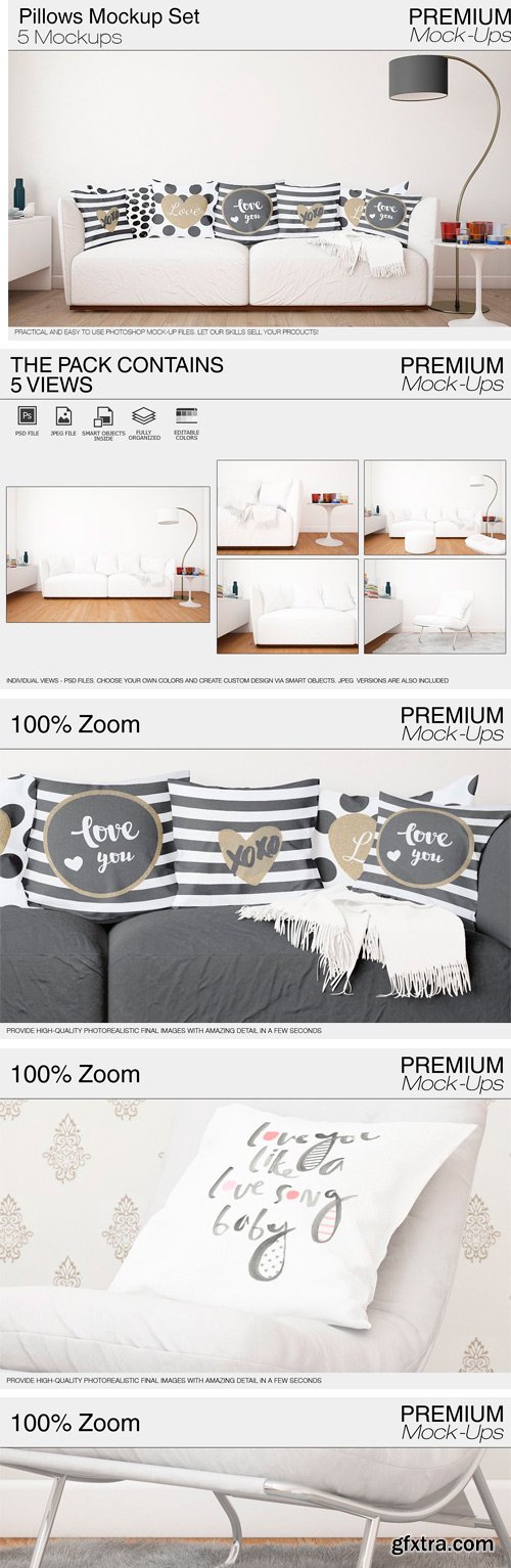 CM - Pillow Mockup Set 2166472