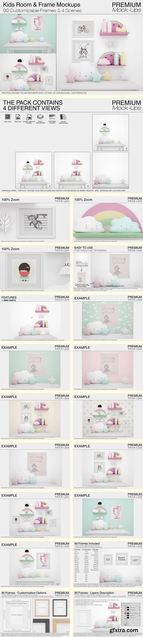 CM - Kids Room & Frame Mockups 1975385