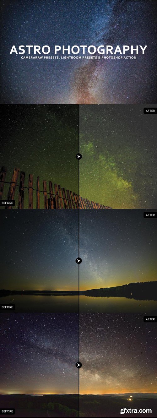 Astrophotography Presets [Lightroom/Cameraraw/Photoshop]