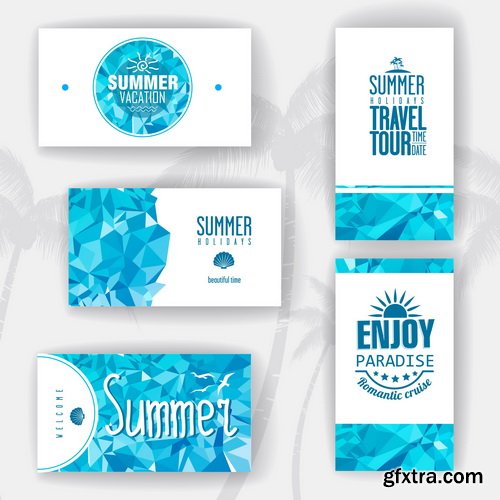 Summer Design Elements Collection #1, 25xEPS