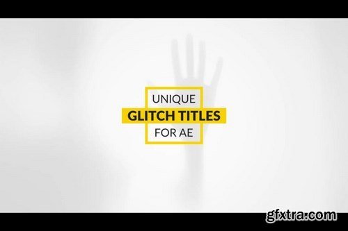 Glitch Minimal Titles After Effects Templates 206286