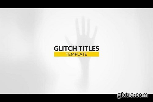 Glitch Minimal Titles After Effects Templates 206286