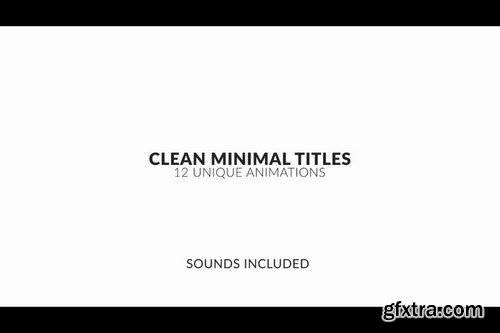 Glitch Minimal Titles After Effects Templates 206286