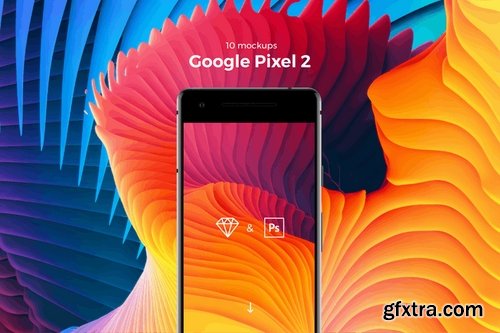 10 Google Pixel 2 mockups