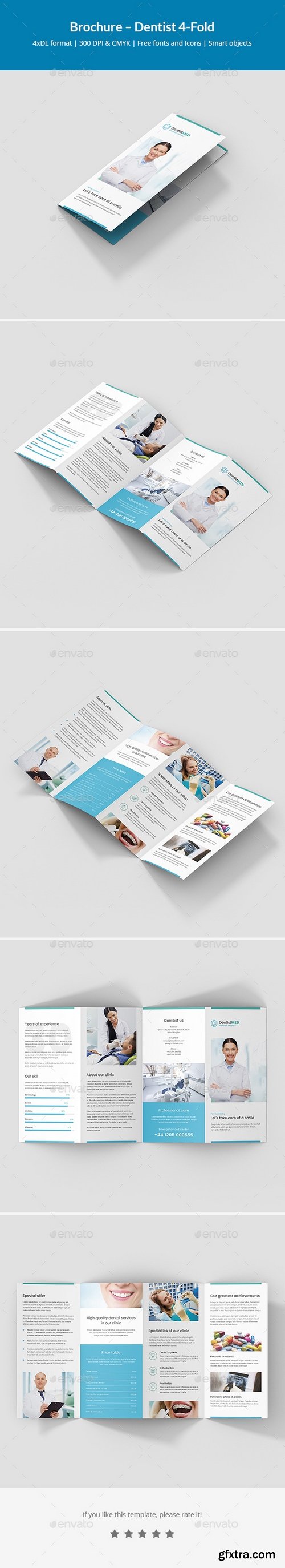 Graphicriver - Brochure – Dentist 4-Fold 21273427