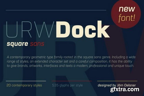 URW Dock Font Family