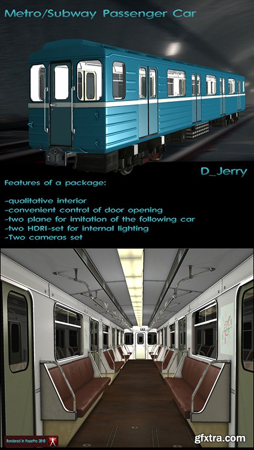 Metro Subway Passenger Car