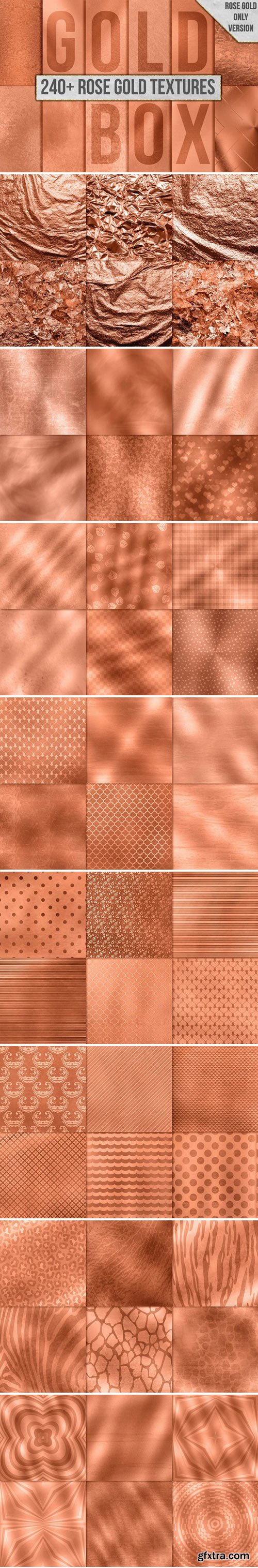 CM - 240+ Rose Gold Foil Texture Pack 2136221