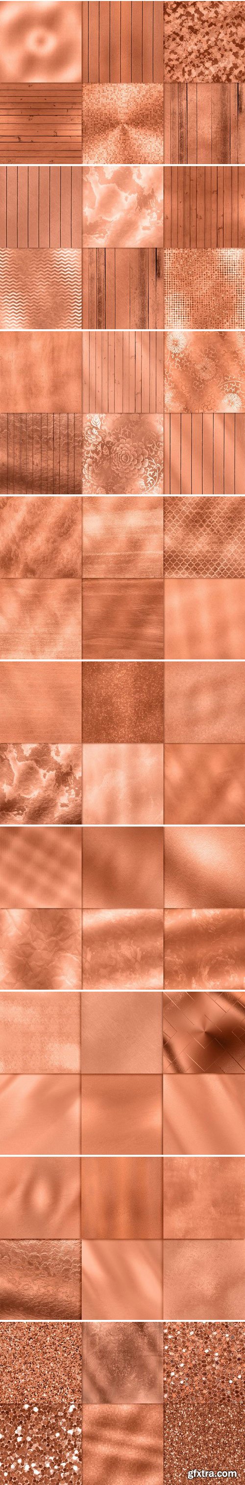 CM - 240+ Rose Gold Foil Texture Pack 2136221