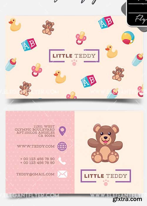 Toy Shop V1 2018 Business Card Templates PSD