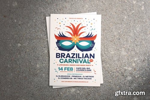 Brazilian Carnival Flyer