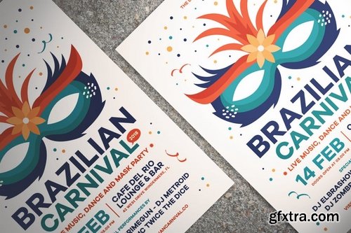 Brazilian Carnival Flyer