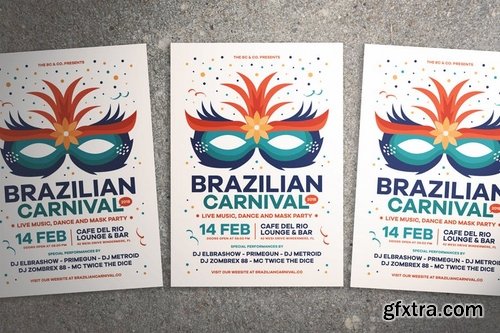 Brazilian Carnival Flyer