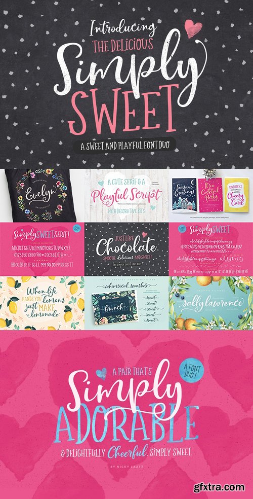 CM - The Simply Sweet Font Duo 1908744