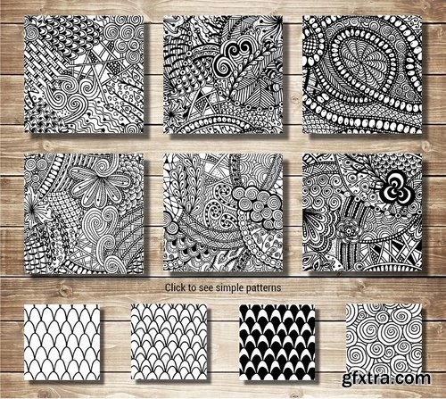 CM - Zentangle stylized patterns 2206002