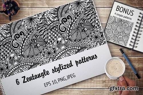 CM - Zentangle stylized patterns 2206002