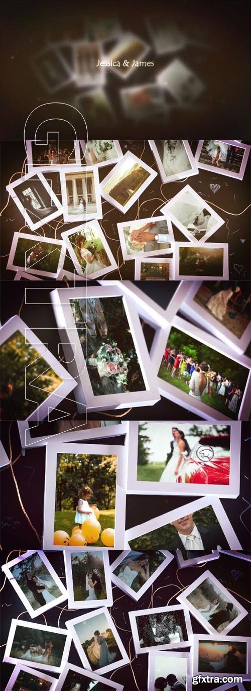 White Slideshow Wedding Frames - After Effects 59469