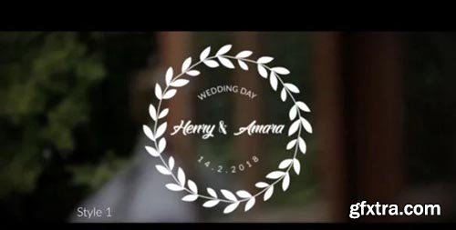 15 wedding Titles (3 Styles ) - After Effects 59423